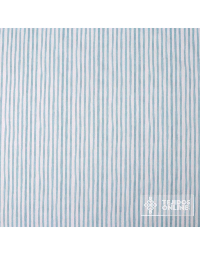 Tela de Rayas 100% Algodón Pastel - Rayas Infantiles Tela - Imagen 2