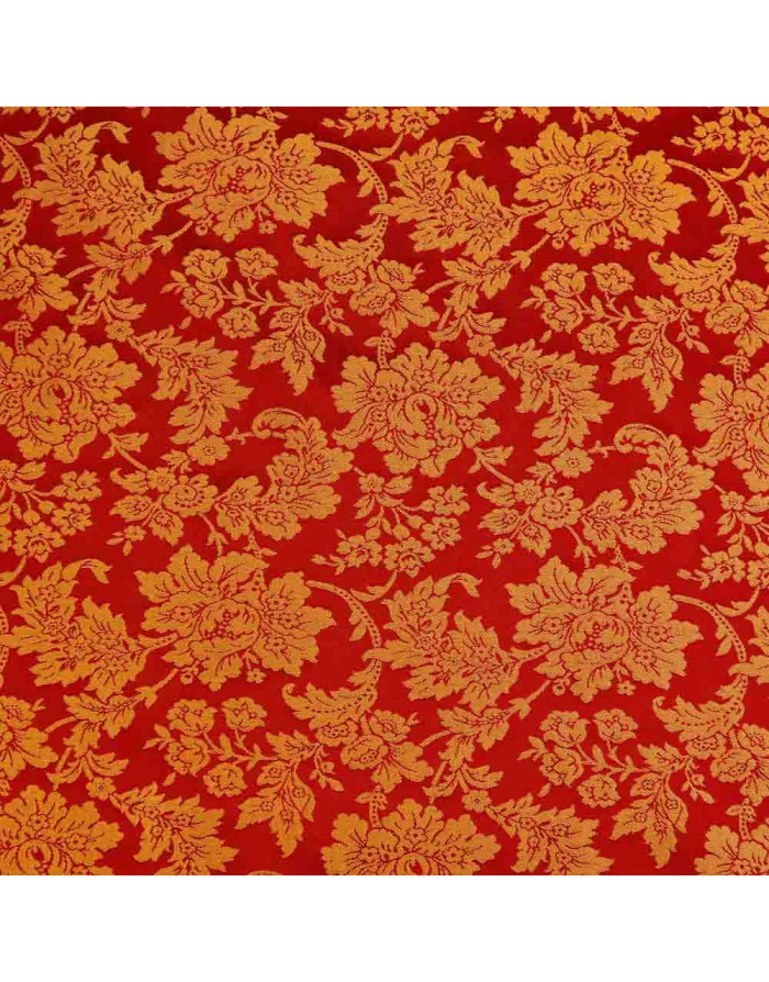 Damasco Burdeos Oro Toledo - Imagen 2