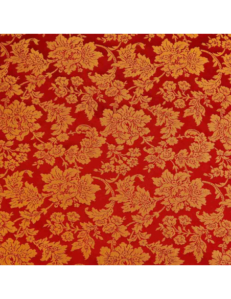 Damasco Burdeos Oro Toledo - Imagen 2