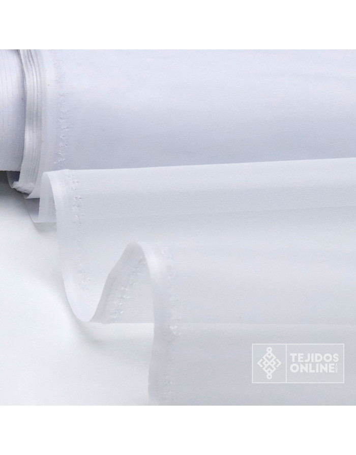 Organdí Blanco - Tela para Levantar Volantes - Tienda Tela - Imagen 1