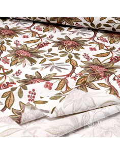 Tela Con Flores Efecto Relieve - Telas para Cortinas - Imagen 2