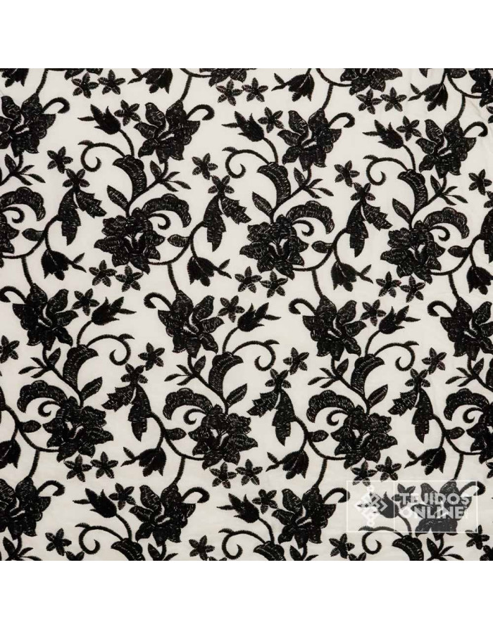 Tela Mantoncillo Beige con Negro | Mantoncillos - Imagen 4