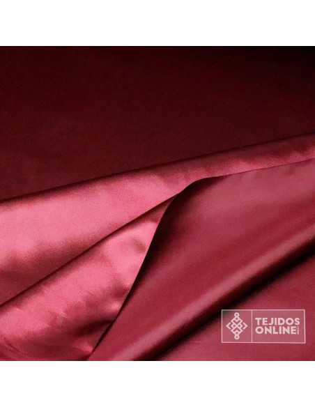 Tela Raso Burdeos para Carnaval - Tejidos Online - Imagen 3