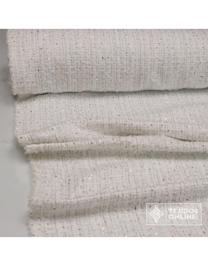 Tela Falso Chanel Blanco Boutique - Comprar Tela de Chanel - Imagen 4