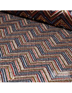 Lentejuela Zig Zag Multicolor - Telas de Lentejuelas - Imagen 2