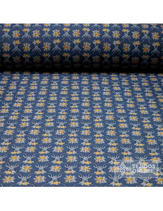 Telas Brocado Azul Verona Fallera | Tejidos Online - Imagen 1