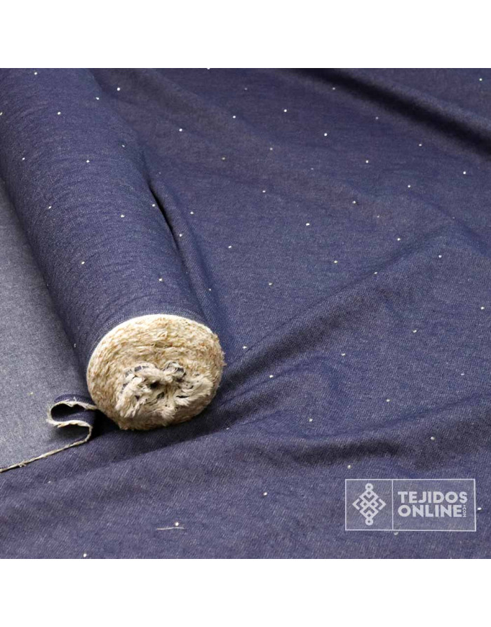 Tela Vaquera Algodón Diamantes - Tejidos Vaqueros en Ofertas - Imagen 2