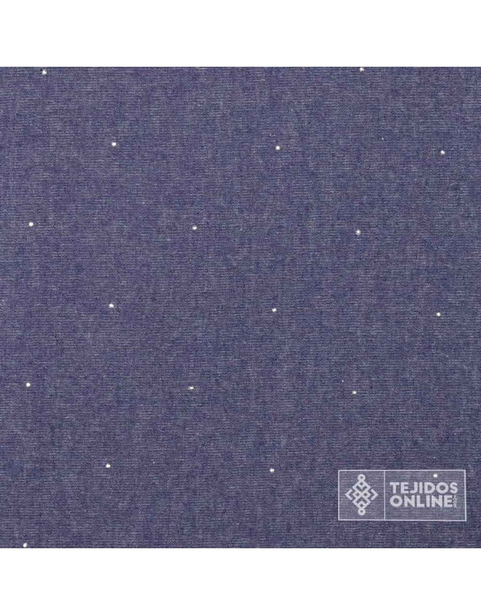 Tela Vaquera Algodón Diamantes - Tejidos Vaqueros en Ofertas - Imagen 4