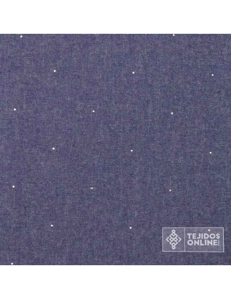 Tela Vaquera Algodón Diamantes - Tejidos Vaqueros en Ofertas - Imagen 4