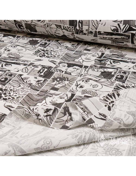 Tela de Comics  | Telas para Manualidades y Cortinas - Imagen 3