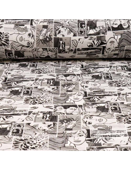 Tela de Comics  | Telas para Manualidades y Cortinas - Imagen 1