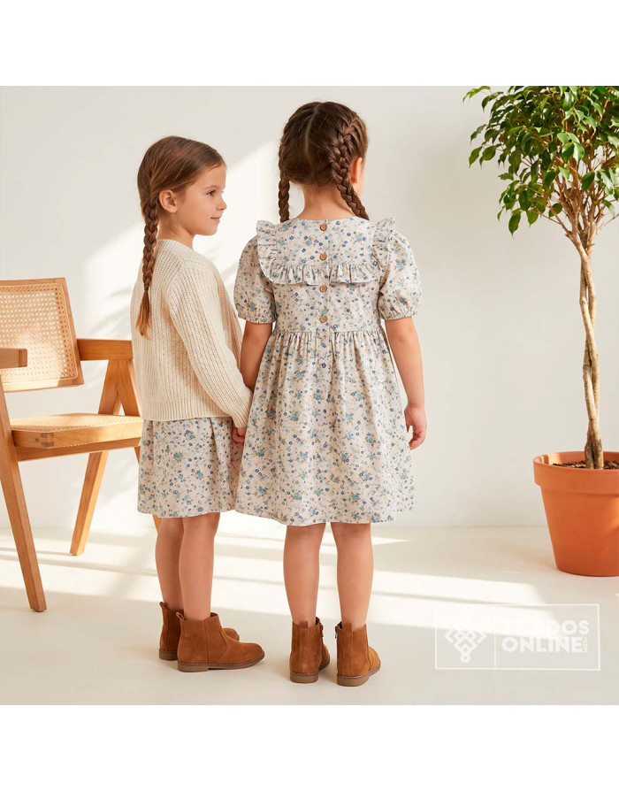 Tela de Flores Sheila - Telas Infantiles con Flores - Imagen 4