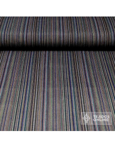 Tela Alpujarreña Gris con Rayas - Comprar Tela Alpujarreña - Imagen 1