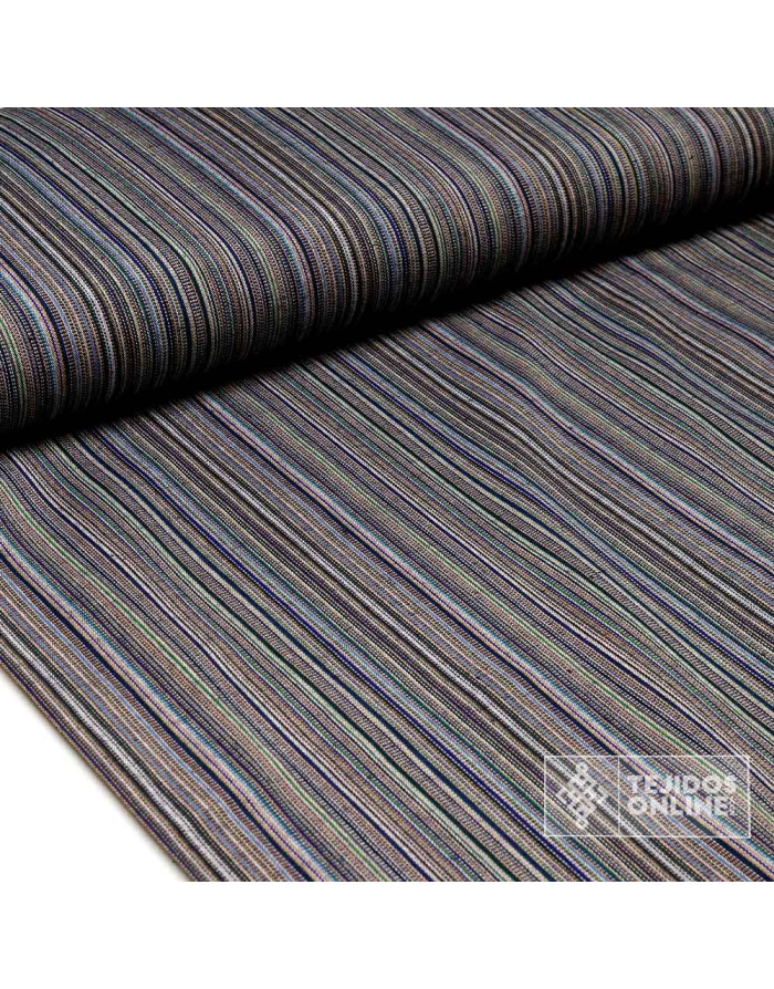 Tela Alpujarreña Gris con Rayas - Comprar Tela Alpujarreña - Imagen 3