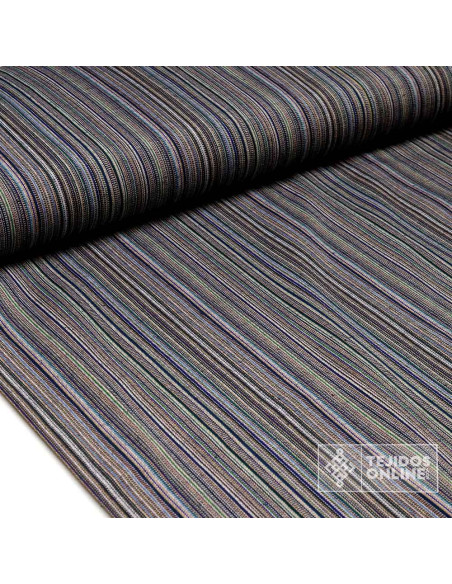 Tela Alpujarreña Gris con Rayas - Comprar Tela Alpujarreña - Imagen 3