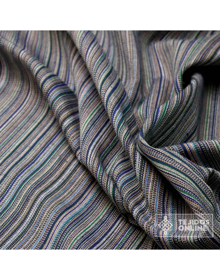 Tela Alpujarreña Gris con Rayas - Comprar Tela Alpujarreña - Imagen 4