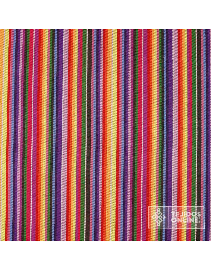 Tela Alpujarreña Multicolor Arcoiris - Comprar Tela Alpujarreña - Imagen 3