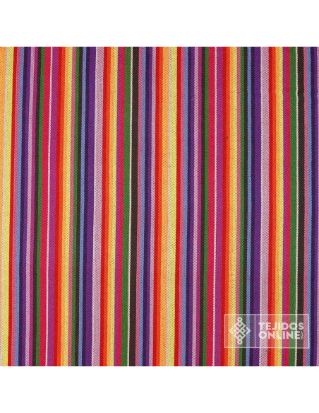 Tela Alpujarreña Multicolor Arcoiris - Comprar Tela Alpujarreña - Imagen 3
