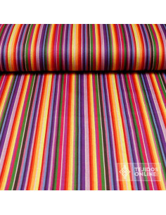 Tela Alpujarreña Multicolor Arcoiris - Comprar Tela Alpujarreña - Imagen 1