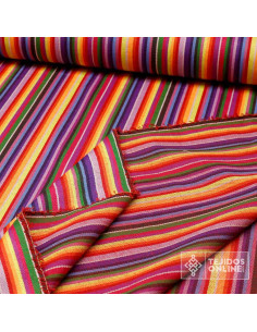 Tela Alpujarreña Multicolor Arcoiris - Comprar Tela Alpujarreña - Imagen 2