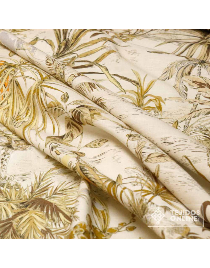 Tela de Lino Safari | Telas de Lino Estampadas - Imagen 3