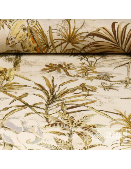 Tela de Lino Safari | Telas de Lino Estampadas - Imagen 1