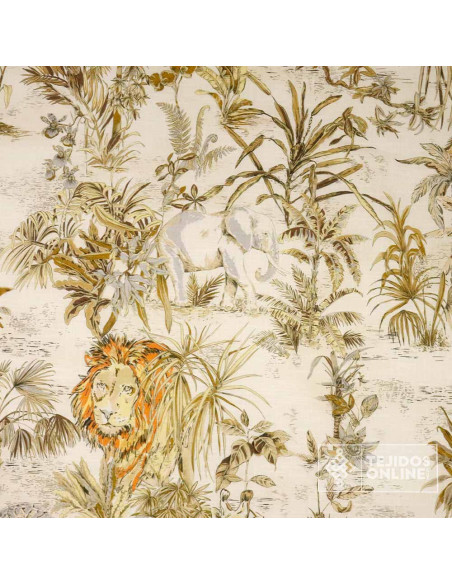 Tela de Lino Safari | Telas de Lino Estampadas - Imagen 4