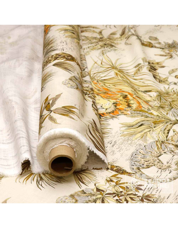 Tela de Lino Safari | Telas de Lino Estampadas - Imagen 5