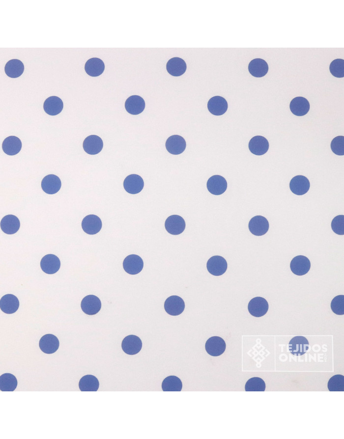 Tela Blanca Lunar Azafata Big |Telas para Flamenca - Imagen 4