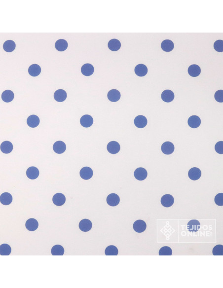 Tela Blanca Lunar Azafata Big |Telas para Flamenca - Imagen 4