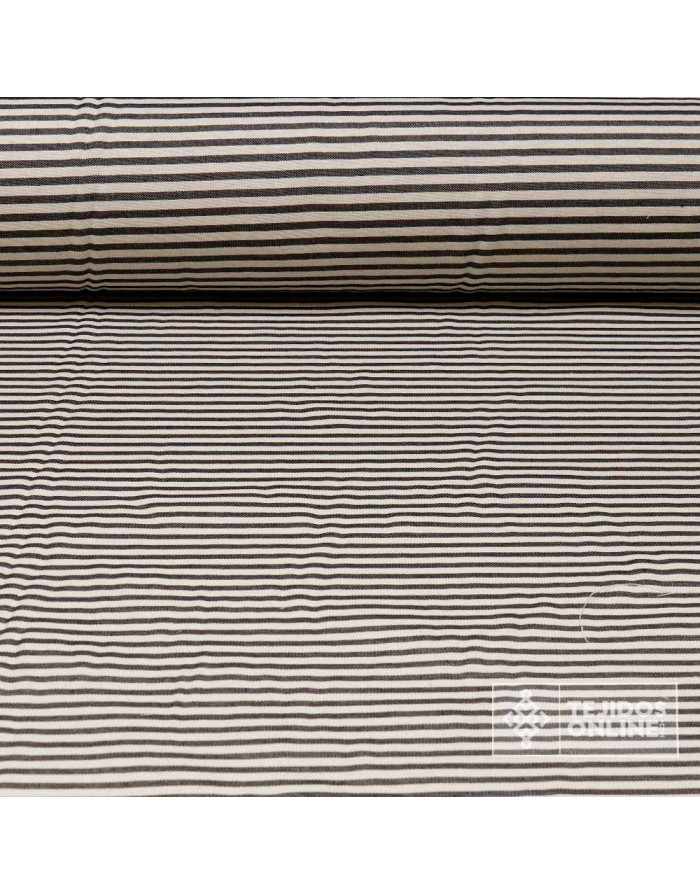 Tela de Rayas Hogar - Telas de Cortinas y Tapicería - Imagen 1