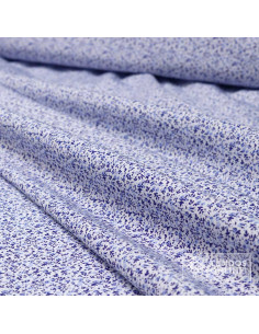 Telas de Flores Pequeñas Tonos Azules | Tejidos Online - Imagen 2