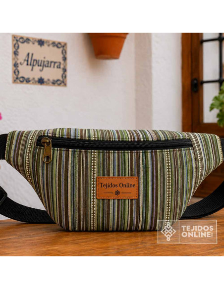 Tela Alpujarreña Verde Caqui Santiago - Tienda de Telas - Imagen 2