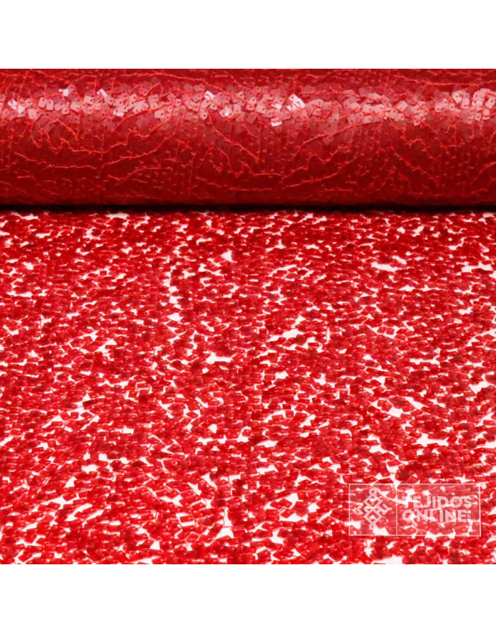Tela Lentejuela Cuadradas - Telas de Tul - Tienda de Telas - Imagen 1