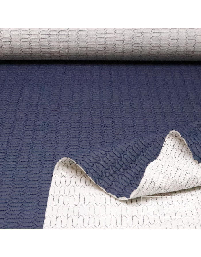 Tela Acolchada Azul Marino  | Venta de Telas Online - Imagen 4