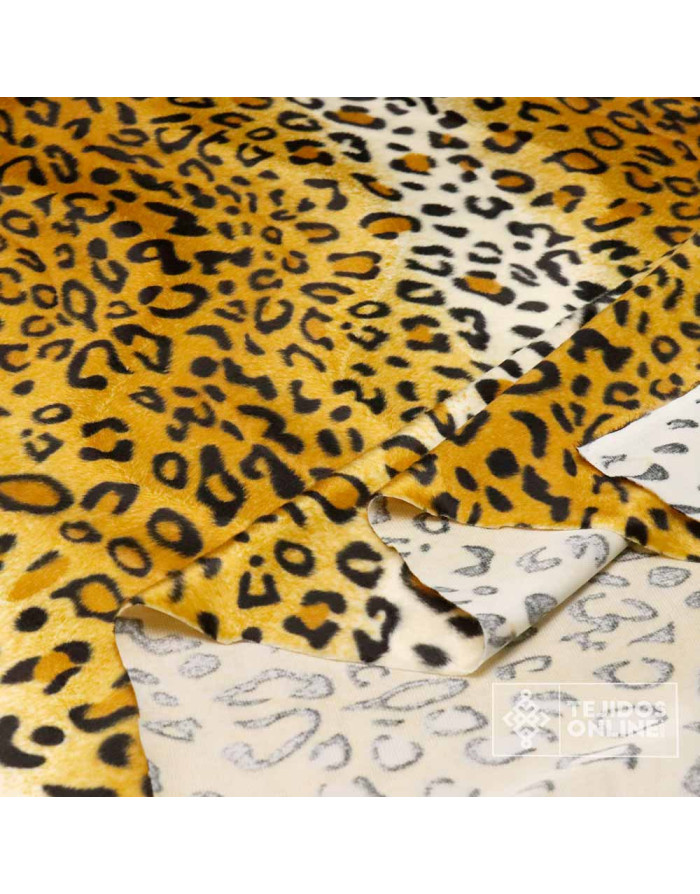 Tela de Pelo Lince - Tela Pelos Animal Print - TejidosOnline - Imagen 3