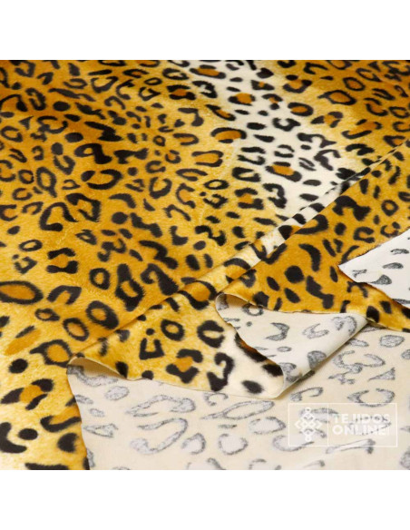 Tela de Pelo Lince - Tela Pelos Animal Print - TejidosOnline - Imagen 3