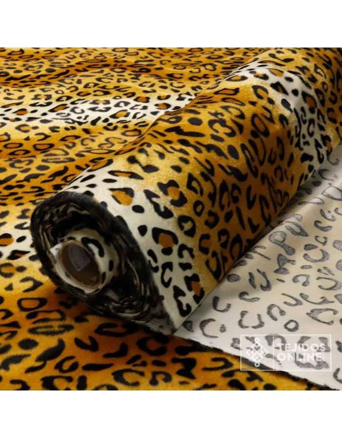Tela de Pelo Lince - Tela Pelos Animal Print - TejidosOnline - Imagen 4