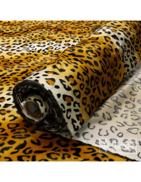 Tela de Pelo Lince - Tela Pelos Animal Print - TejidosOnline - Imagen 4