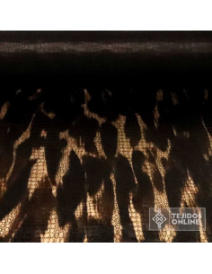 Tela Lycra Reptil Camel - Ideal Para Carnaval - Imagen 1