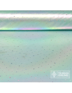 Tela Fantasía Tornasol con Pedrerias: Telas de Carnaval - Imagen 1
