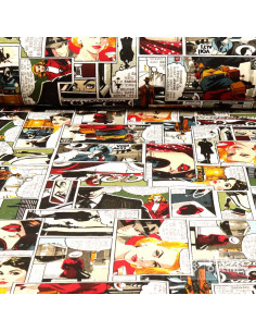Tela de Comics Multicolor | Telas para Manualidades y Cortinas - Imagen 1
