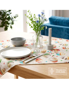 Loneta Estampada Cupcakes Multicolor | Telas para Manualidades - Imagen 2