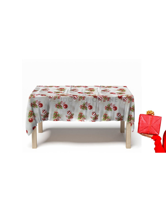Loneta Navidad Bolas