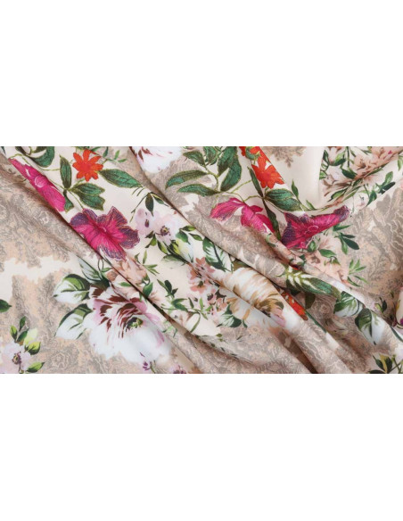 Crep Lycra Flores Grosell Crep Lycra Flores Grosell