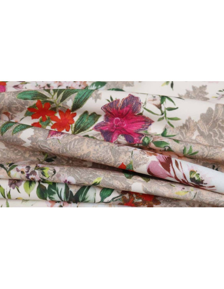 Crep Lycra Flores Grosell Crep Lycra Flores Grosell