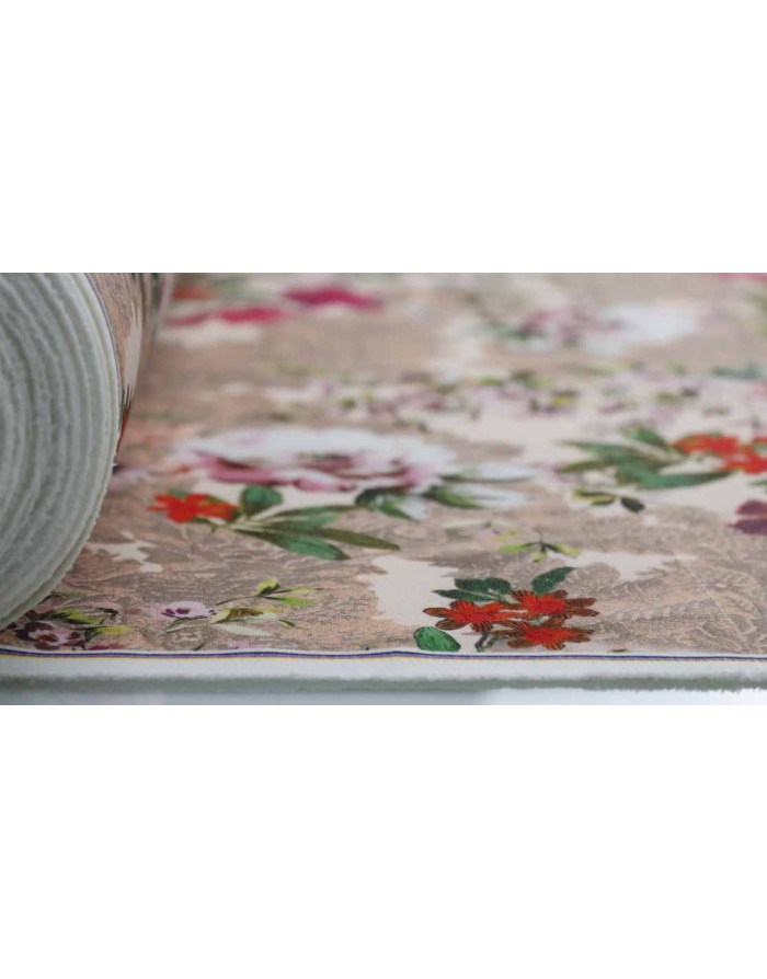 Crep Lycra Flores Grosell