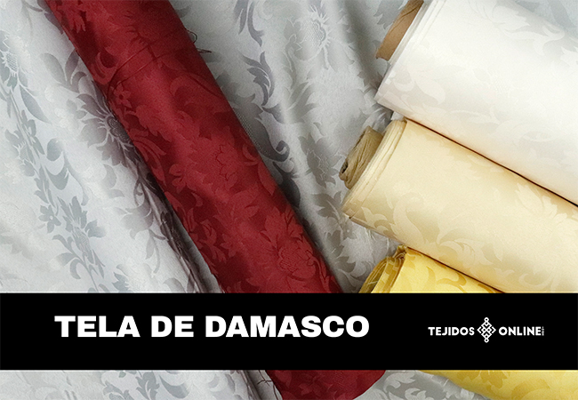 telas para balconeras de damasco