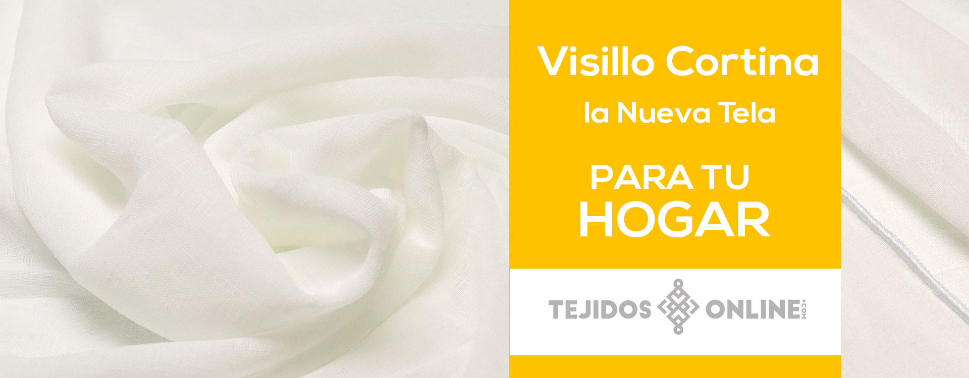 tela de visillo para cortinas tejidos online